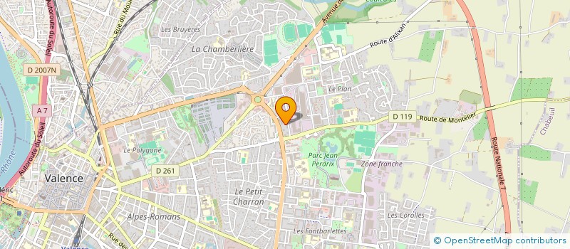 localisation de l'entreprise MONSIEUR NAZIR HAMIDOU  VALENCE
