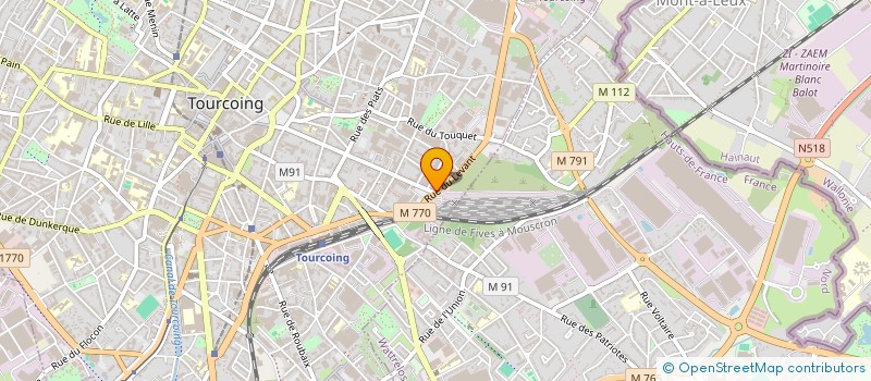 localisation de l'entreprise MONSIEUR NAZIR SHINWARI  TOURCOING