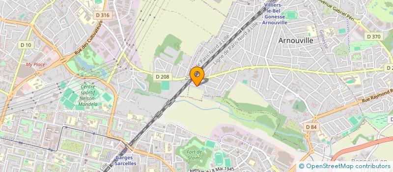 localisation de l'entreprise MONSIEUR NAZIR STANIKZAI  ARNOUVILLE