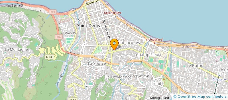 localisation de l'entreprise MONSIEUR NAZIRDINE BACHIROU à SAINT-DENIS