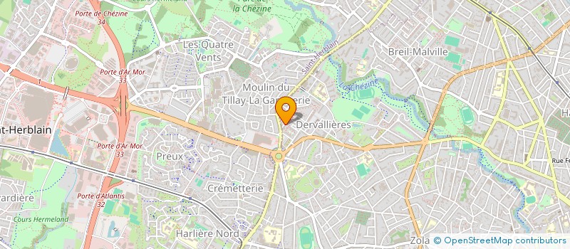 localisation de l'entreprise MONSIEUR NAZIRGUL AHMADZAI  VERTOU