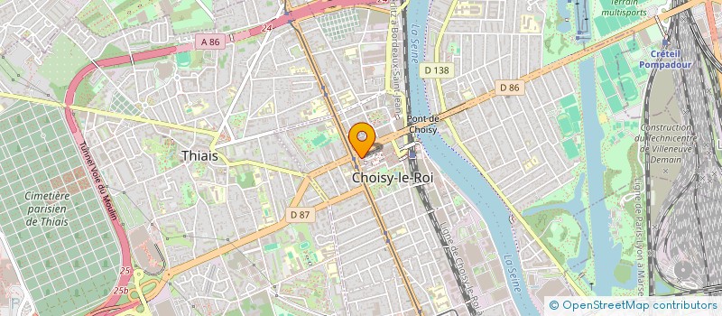 localisation de l'entreprise MONSIEUR NAZRUL ISLAM NAHID  CHOISY-LE-ROI