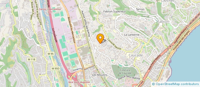 localisation de l'entreprise MONSIEUR NAZZARENO DI MUZIO à NICE