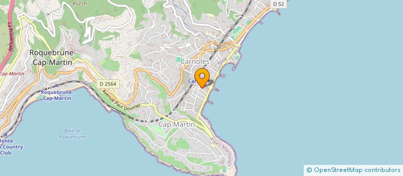 localisation de l'entreprise MONSIEUR NAZZERANO ALVARO  ROQUEBRUNE-CAP-MARTIN