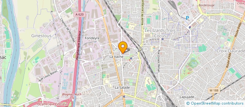 localisation de l'entreprise MONSIEUR NC MOHAMED FUIAAD BARQAD à TOULOUSE
