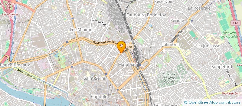 localisation de l'entreprise MONSIEUR NCOLAS BRANGEON à TOULOUSE
