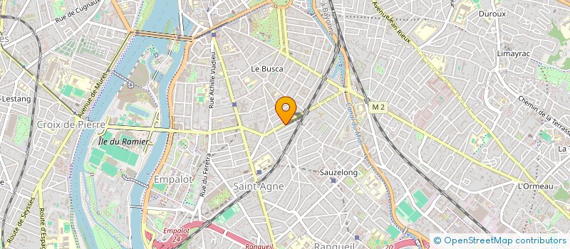 localisation de l'entreprise MONSIEUR NDALA ADRIAN  TOULOUSE