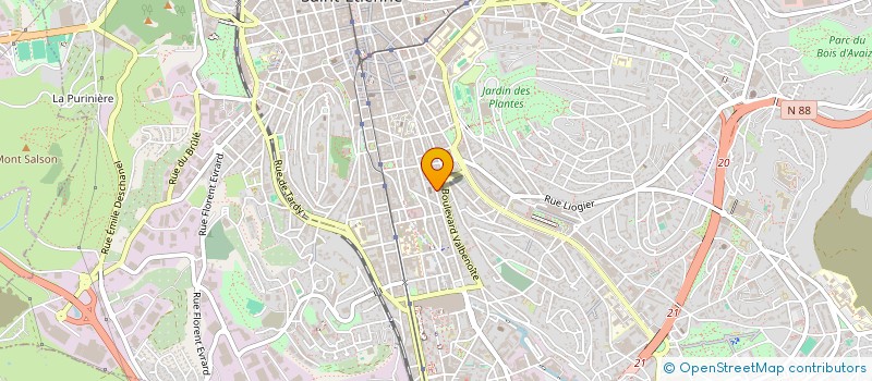 localisation de l'entreprise MONSIEUR NDE-NGANG TITA KIMBENG  SAINT-ETIENNE