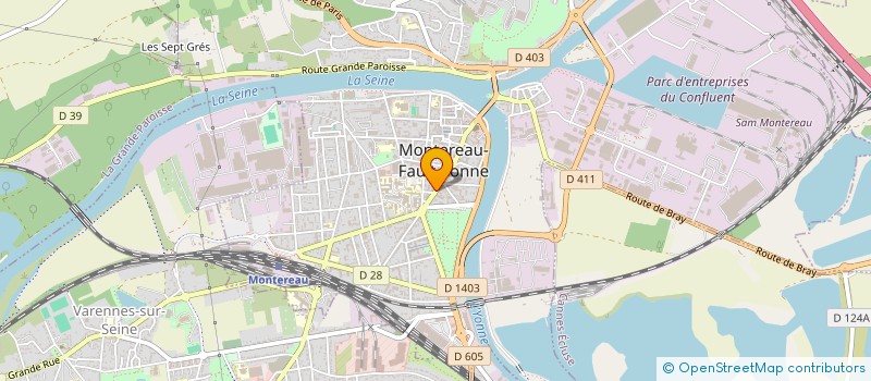 localisation de l'entreprise MONSIEUR NDEKELUKA NDAKA RICH-DI  MONTEREAU-FAULT-YONNE