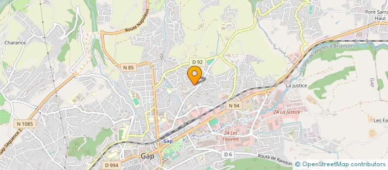 localisation de l'entreprise MONSIEUR NDERIM OSMANI  GAP