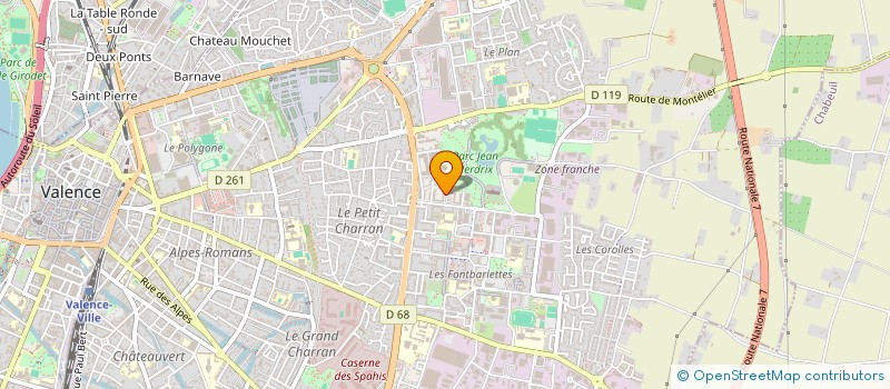 localisation de l'entreprise MONSIEUR NDERIM SKENDERASI  VALENCE