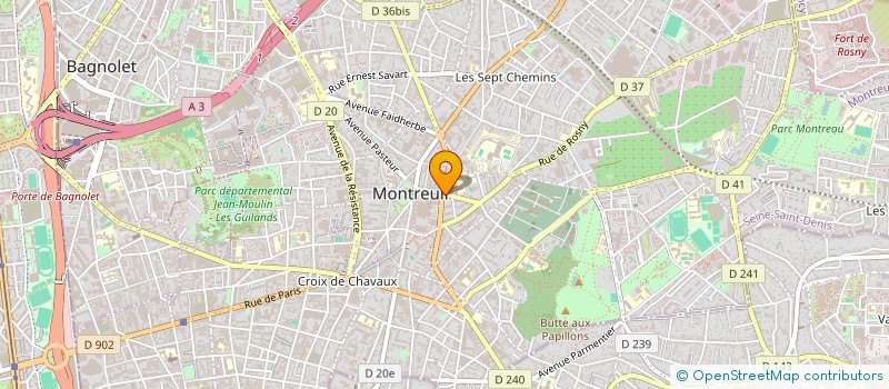 localisation de l'entreprise MONSIEUR NDERO SOU NGADOY à MONTREUIL