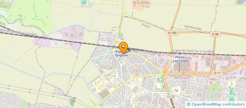 localisation de l'entreprise MONSIEUR NDIAGA SALL  PLAISIR