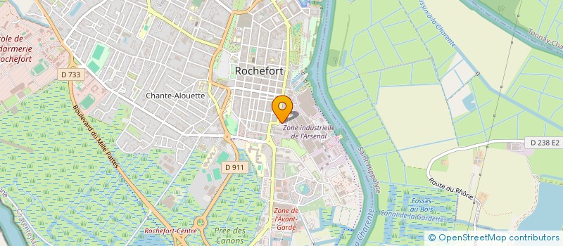 localisation de l'entreprise MONSIEUR NDIAGA SEYE  ROCHEFORT