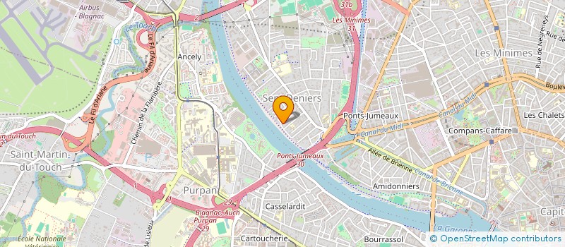 localisation de l'entreprise MONSIEUR NDIAGA WADE  TOULOUSE