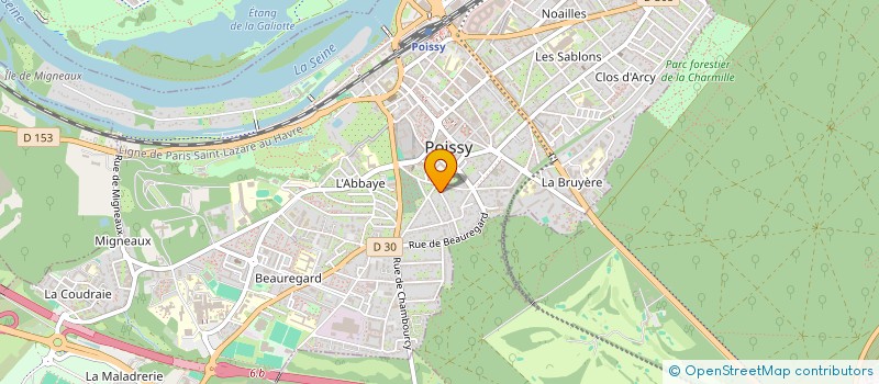 localisation de l'entreprise MONSIEUR NDIAYE DIEYDY  POISSY