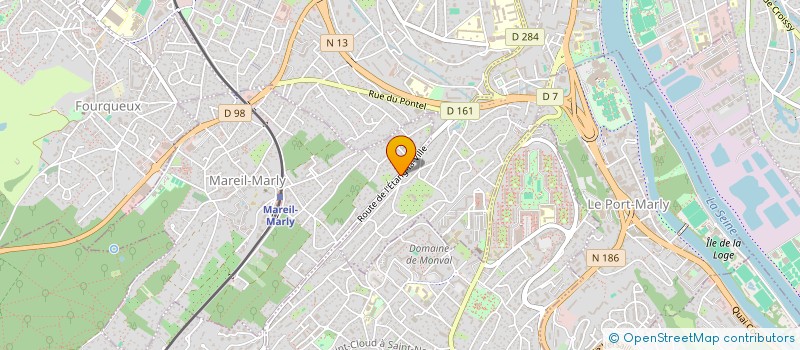 localisation de l'entreprise MONSIEUR NDIGUINTA TAROUM  MAREIL-MARLY