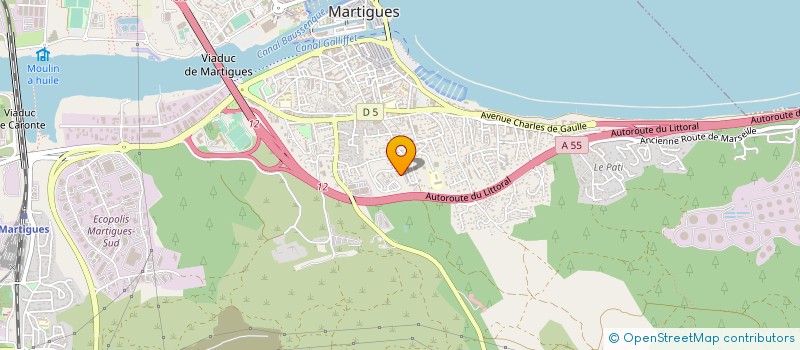 localisation de l'entreprise MONSIEUR NDIOGOU DIAGNE  MARTIGUES