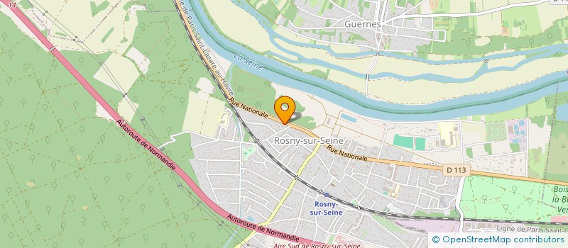 localisation de l'entreprise MONSIEUR NDOMBASI NZEZA  ROSNY-SUR-SEINE