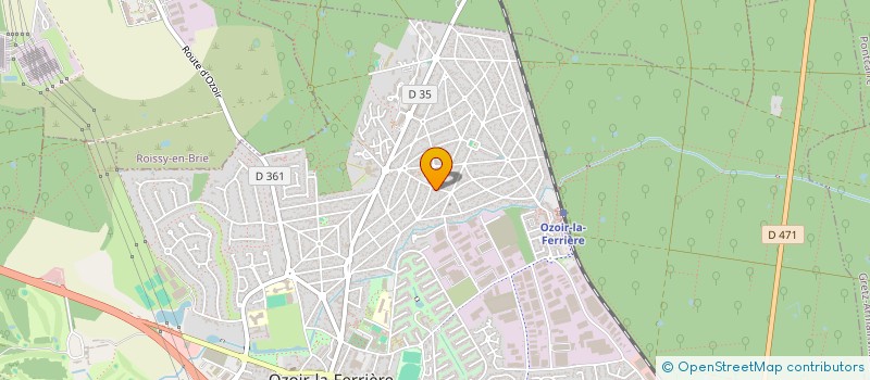 localisation de l'entreprise MONSIEUR NDOUTONDJI OFALUIDI  OZOIR-LA-FERRIERE