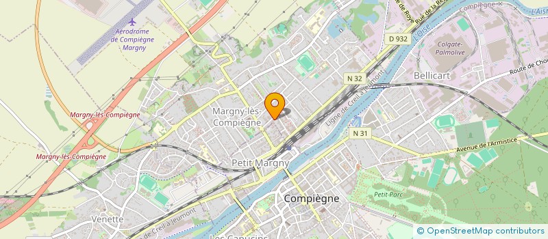 localisation de l'entreprise MONSIEUR NDUDI LUSILAWU  MARGNY-LES-COMPIEGNE