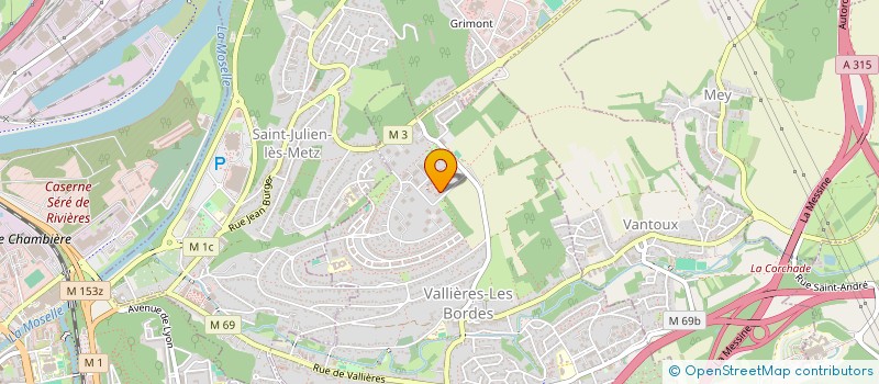 localisation de l'entreprise MONSIEUR NEAMAT MURADI  METZ