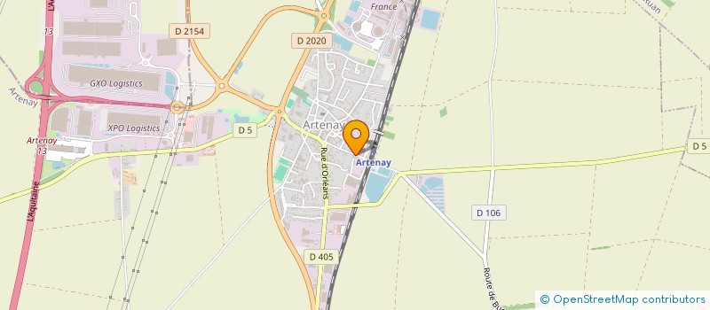 localisation de l'entreprise MONSIEUR NEAMATULLAH BASHARDOST à ARTENAY