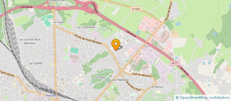 localisation de l'entreprise MONSIEUR NEBICAN ATALAY  VIERZON