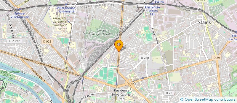 localisation de l'entreprise MONSIEUR NEBIL AHRIKENCHIKH à PIERREFITTE-SUR-SEINE