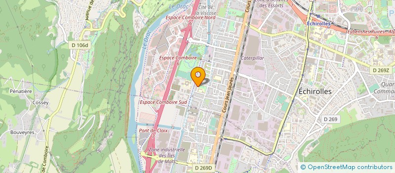 localisation de l'entreprise MONSIEUR NEBIL MANAI  ECHIROLLES