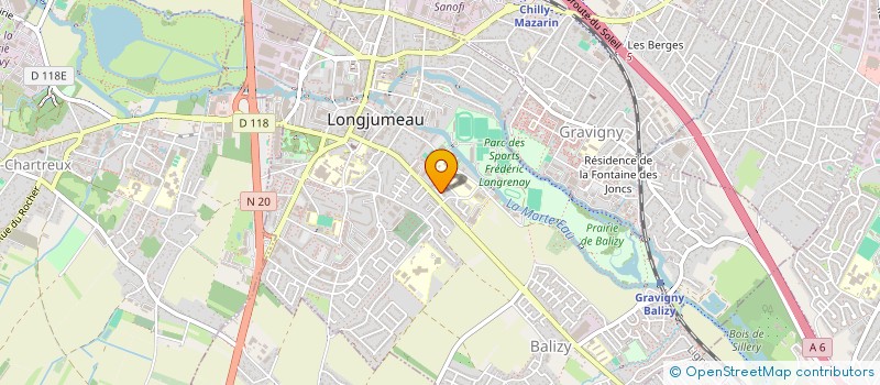 localisation de l'entreprise MONSIEUR NEBOJSA DINULOVIC à LONGJUMEAU