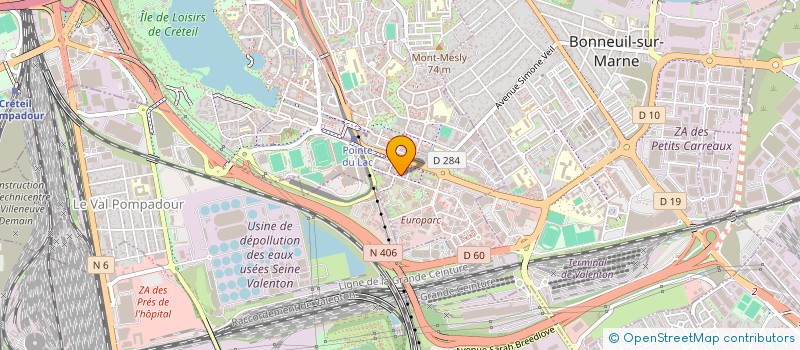 localisation de l'entreprise MONSIEUR NEBOJSA GOBELJIC  CRETEIL