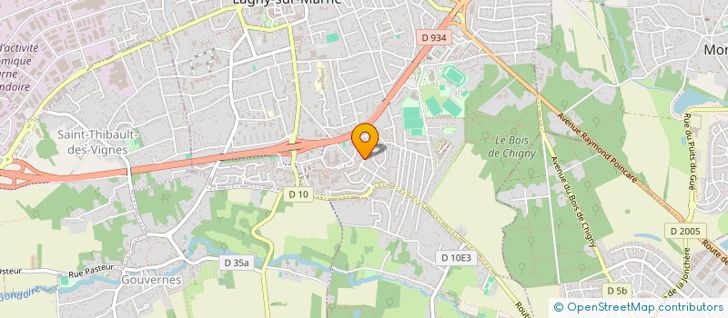 localisation de l'entreprise MONSIEUR NEBOJSA MITROVIC  LAGNY-SUR-MARNE