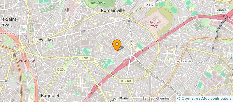 localisation de l'entreprise MONSIEUR NEBOJSA STANKOVIC à ROMAINVILLE