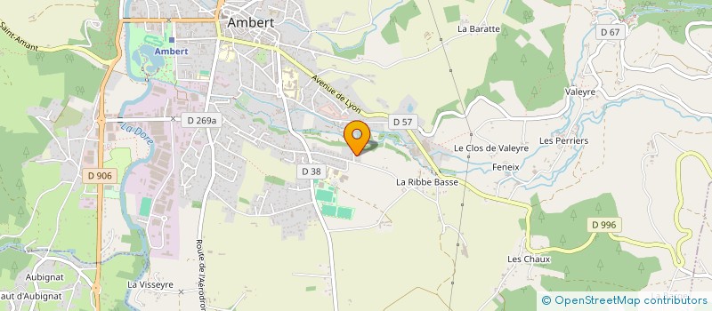 localisation de l'entreprise MONSIEUR NECATI BISGIN  AMBERT