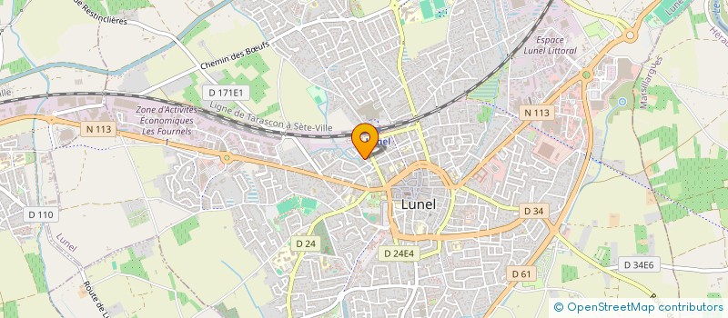 localisation de l'entreprise MONSIEUR NECATI KESKIN  LUNEL