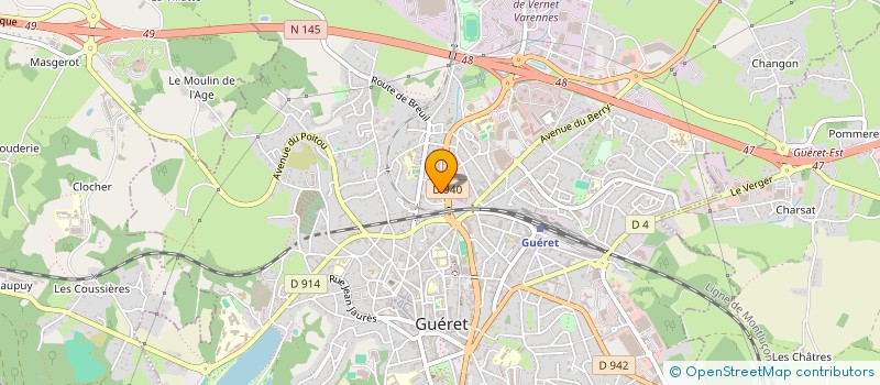 localisation de l'entreprise MONSIEUR NECDET AYDIN à GUERET