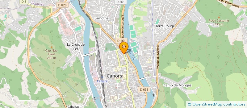 localisation de l'entreprise MONSIEUR NECER CHERAITIA  CAHORS