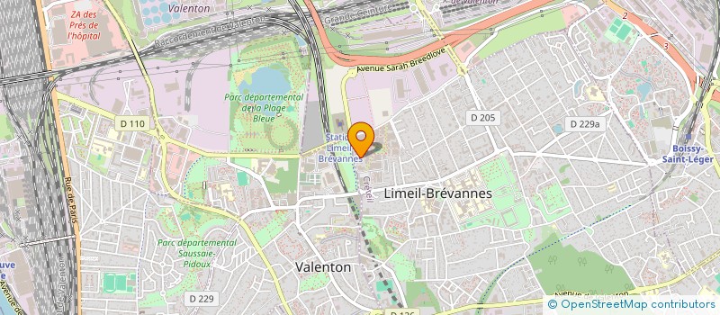 localisation de l'entreprise MONSIEUR NECIME OUERTANI  LIMEIL-BREVANNES