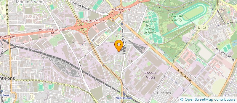 localisation de l'entreprise MONSIEUR NECIP OZDEMIR  VENISSIEUX