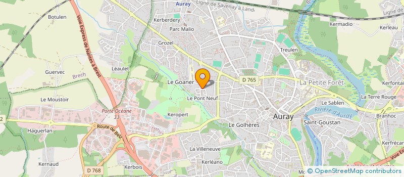 localisation de l'entreprise MONSIEUR NECIP OZKARACA  AURAY