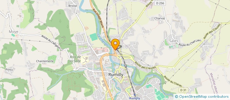 localisation de l'entreprise MONSIEUR NECMETTIN TUTAL  RUMILLY