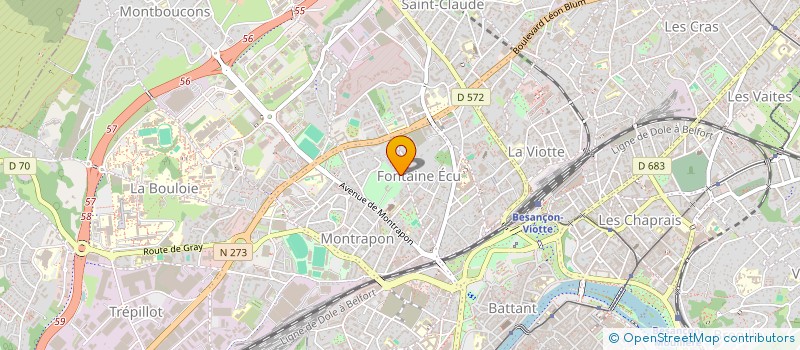 localisation de l'entreprise MONSIEUR NECMI TASKIN à BESANCON