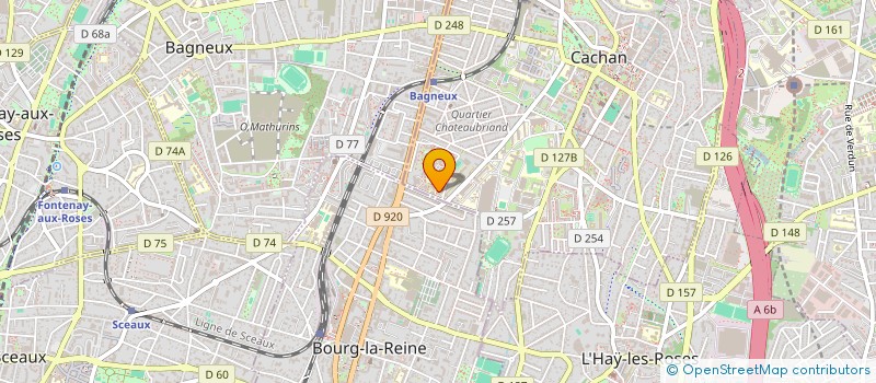 localisation de l'entreprise MONSIEUR NECOTY MAHAN  CACHAN