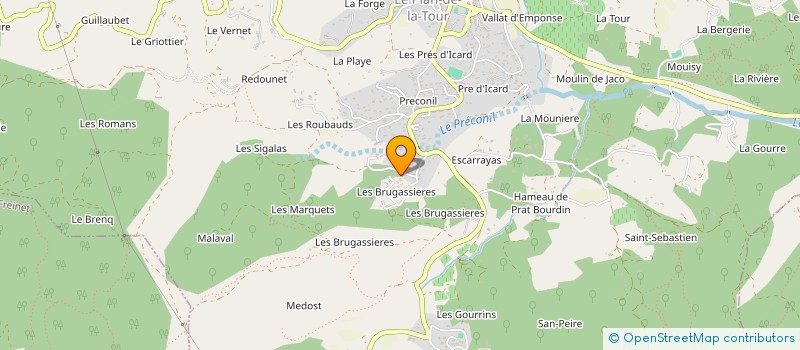 localisation de l'entreprise MONSIEUR NED GEFFINE à LE PLAN-DE-LA-TOUR