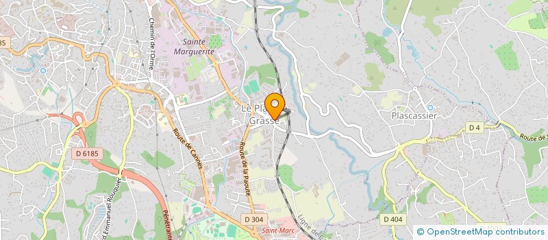 localisation de l'entreprise MONSIEUR NEDIM OULD AMMAR à GRASSE
