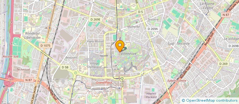 localisation de l'entreprise MONSIEUR NEDJEM SEDRATI  GRENOBLE