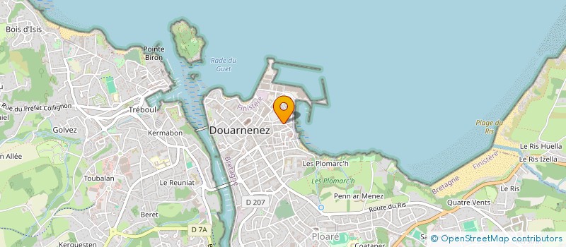 localisation de l'entreprise MONSIEUR NEDJMA BERDER à DOUARNENEZ