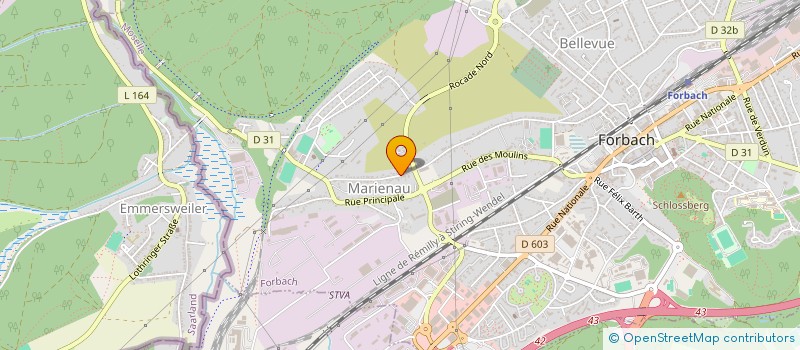 localisation de l'entreprise MONSIEUR NEDJO GAJIC  FORBACH