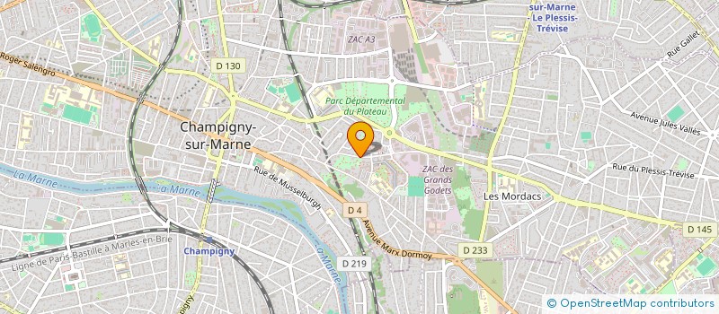 localisation de l'entreprise MONSIEUR NEDSON NAZARENO ALMEIDA MELO FILHO  CHAMPIGNY-SUR-MARNE